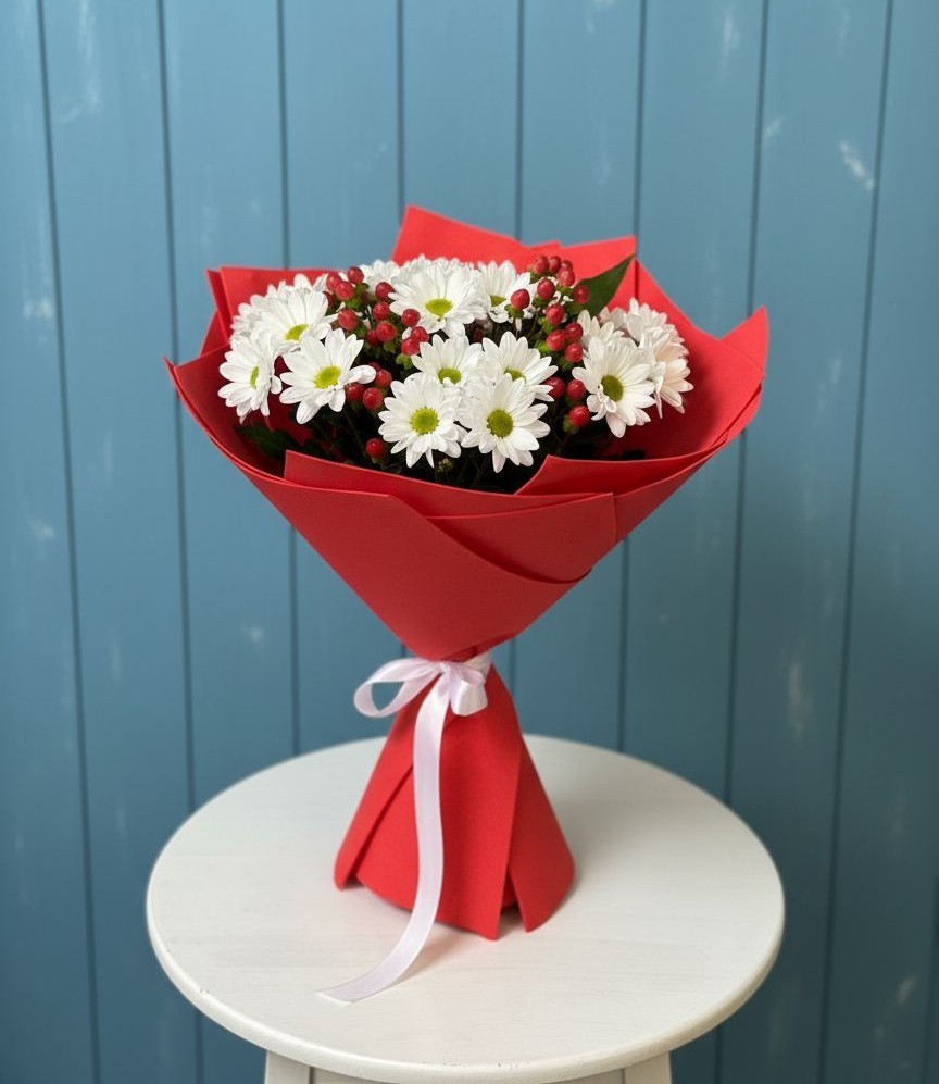 Букет цветов из: Хризантемы в Мартемьяново