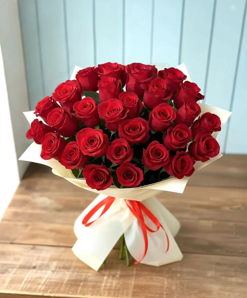 Букет 29 Красных роз в Мартемьяново