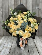 Букет цветов из:  Розы и Лизиантусы в Мартемьяново