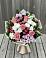 Букет цветов из: Альстромерии, Гвоздики, Розы и Хризантемы в Мартемьяново