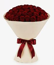 Букет 101 Бордовая роза Блэк Бакарра в Мартемьяново