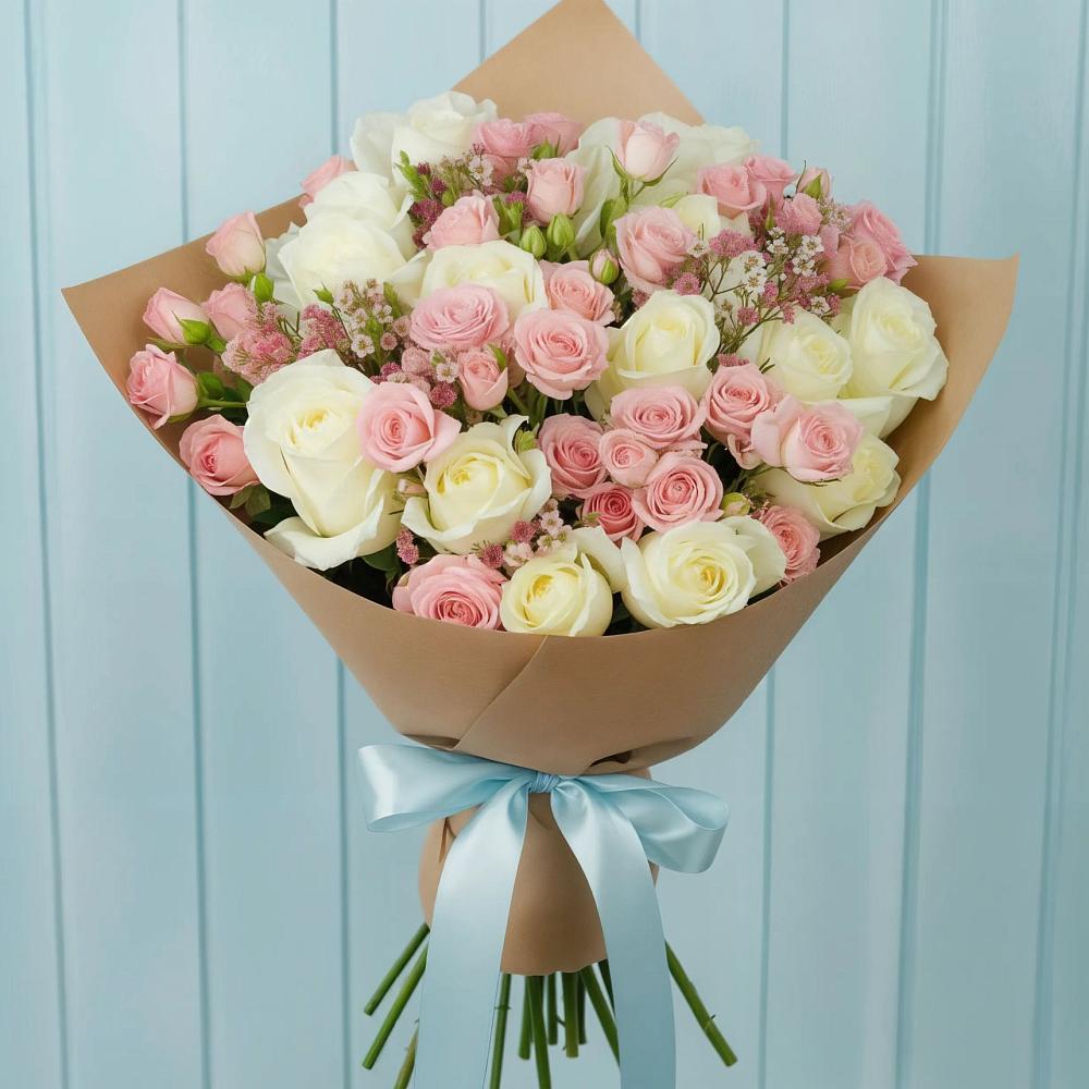Букет цветов из: Розы в Мартемьяново