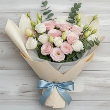 Букет цветов из:  Лизиантусы в Мартемьяново