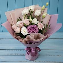 Букет цветов из:  Розы и Лизиантусы #REPLACE_PRED# Мартемьяново