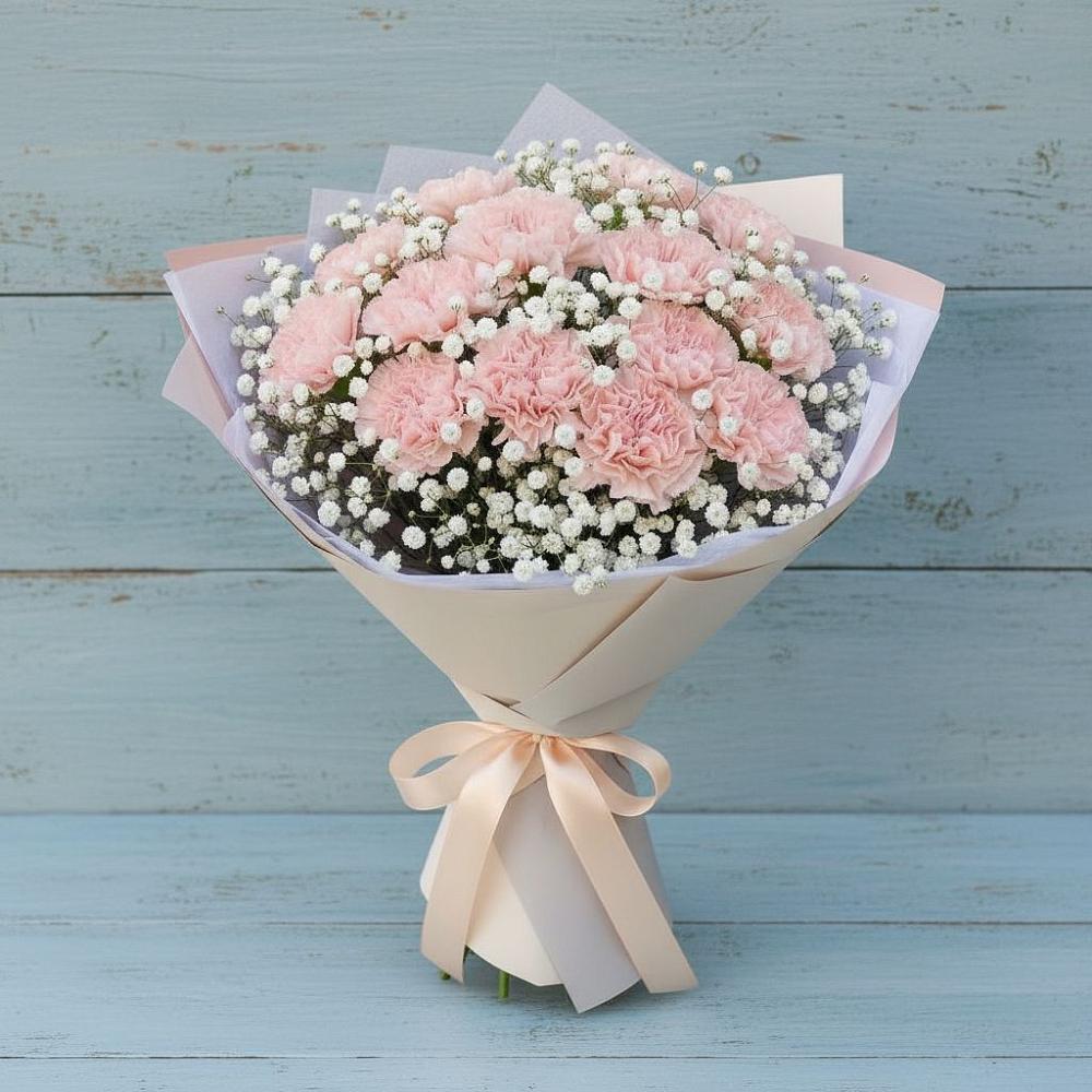 Букет цветов из: Гвоздики в Мартемьяново