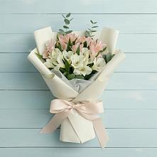 Букет цветов из:  Альстромерии в Мартемьяново