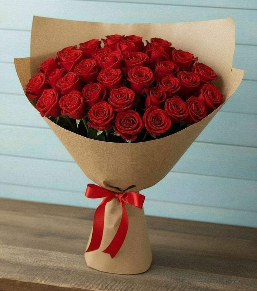 Букет Красные розы Милано в Мартемьяново