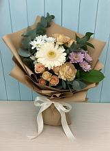 Букет цветов из:  Герберы и Хризантемы в Мартемьяново