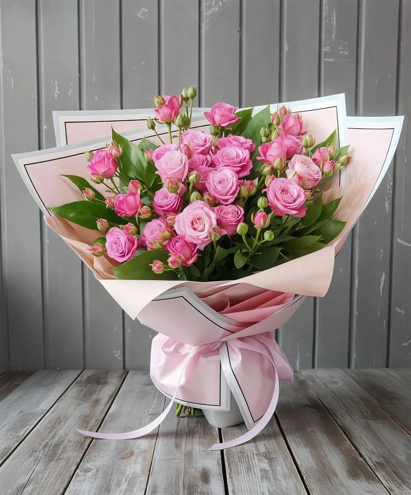 Букет Розовый кустик в Мартемьяново