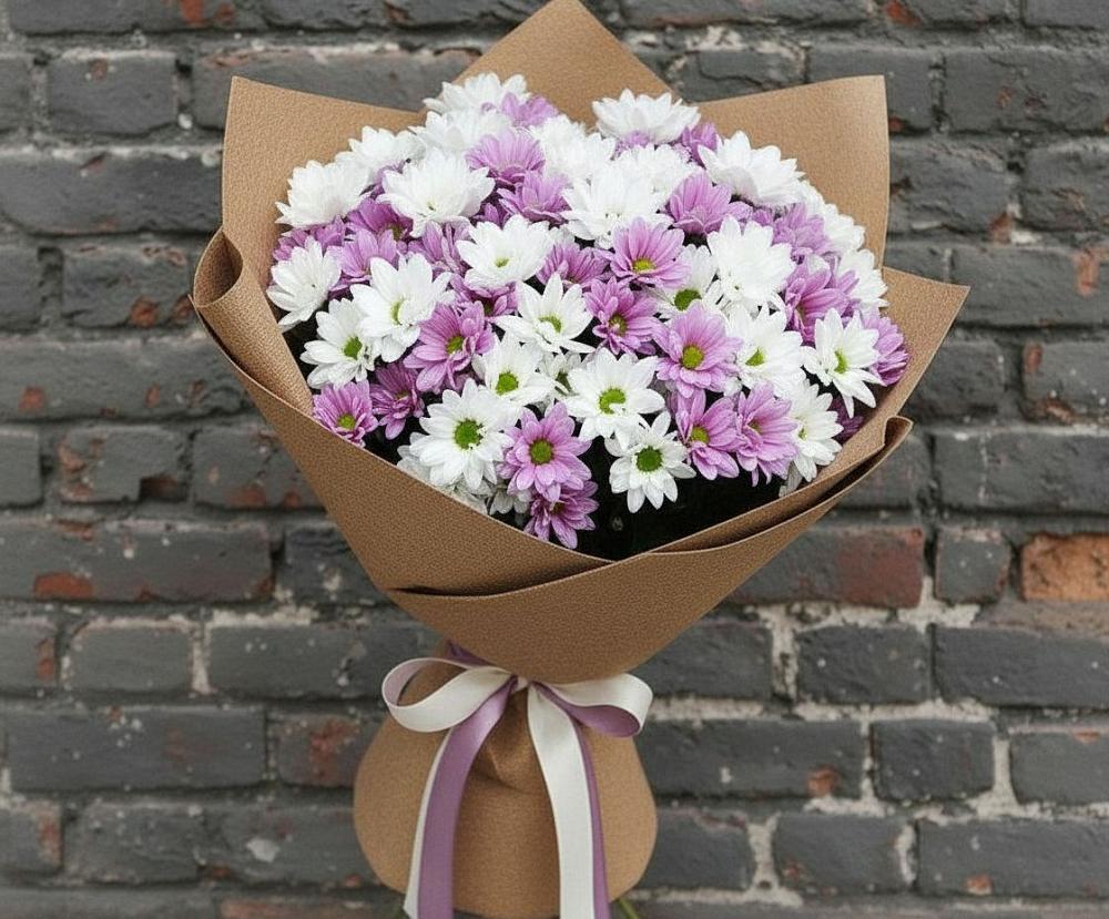 Букет цветов из: Хризантемы в Мартемьяново