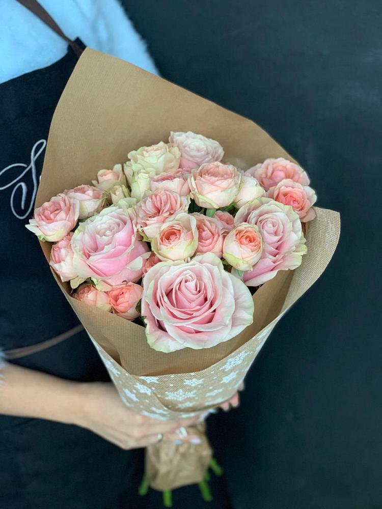 Букет цветов из: Хризантемы и Розы в Мартемьяново