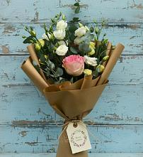Букет цветов из:  Розы и Лизиантусы в Мартемьяново